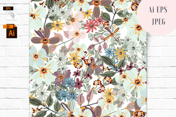 Floral Vector Seamless Pattern: Elegant, Editable & Ready for Real Projects