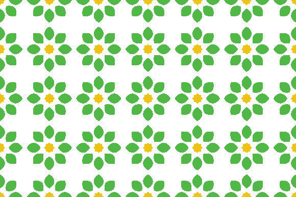 Green Flower Pattern: A Distinctive Design Language in Nature-Inspired Aesthetics