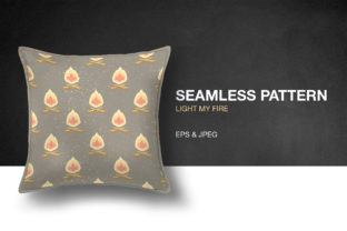 Light My Fire Seamless Pattern: A Winter Design Resource for Print, Textile, and Packaging Innovation