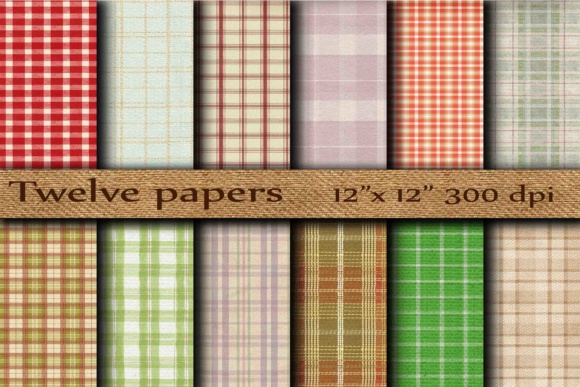 Plaid Digital Paper